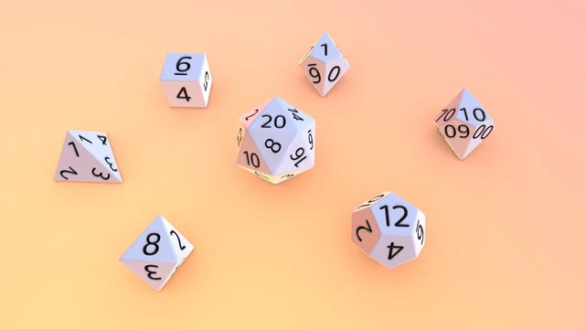 Classic Detailed Dice Set RPG